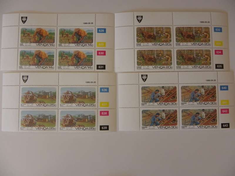 Venda 2.03 (1986) - Forestry Mint Control Block Set