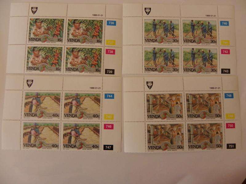 Venda 2.09 (1988) - Coffee Industry CTO Cancelled Control Block Set