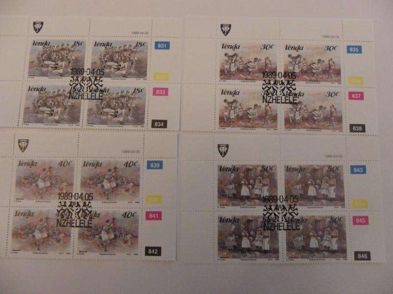 Venda 2.14 (1989) - Traditional Dances CTO Cancelled Control Block Set