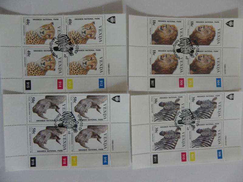 Venda 2.17 (1990) - Wildlife Conservation CTO Cancelled Control Block Set