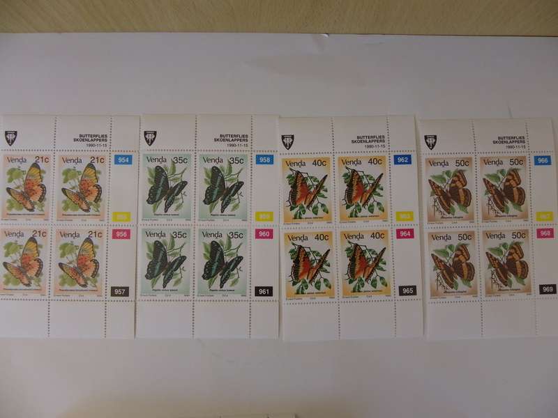 Venda 2.20 (1990) - Butterflies Mint Control Block Set