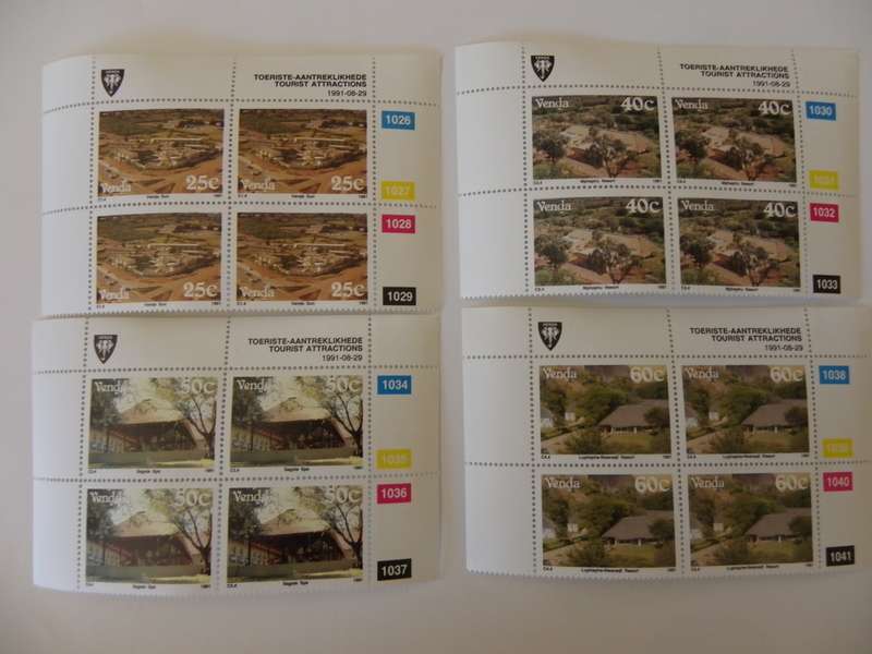 Venda 2.23 (1991) - Tourist Attractions Mint Control Block Set