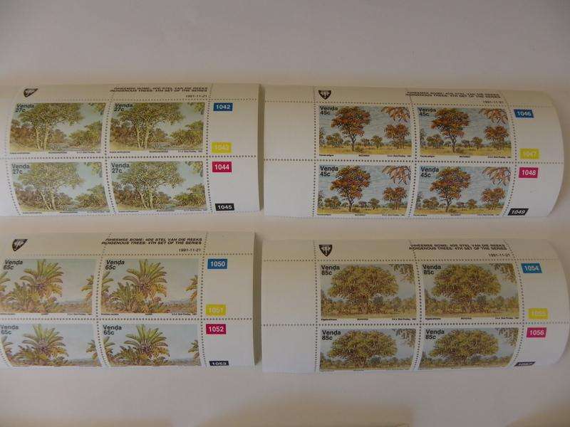 Venda 2.24 (1991) - Indigenous Trees Mint Control Block Set