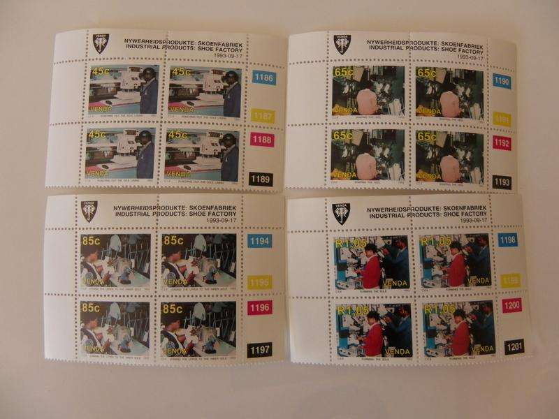 Venda 2.31 (1993) - Shoe Factory CTO Cancelled Control Block set