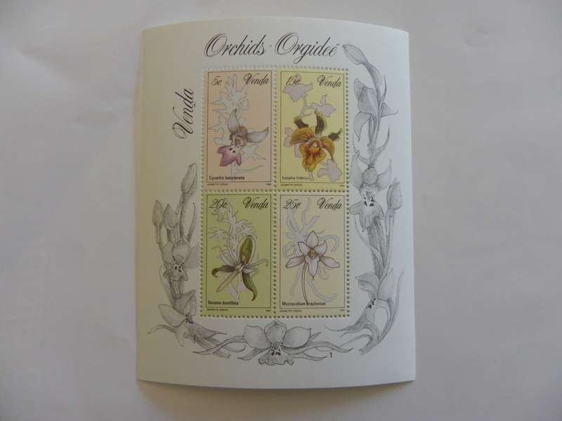 Venda S01 (1981) - Orchids Mint Miniature Sheet