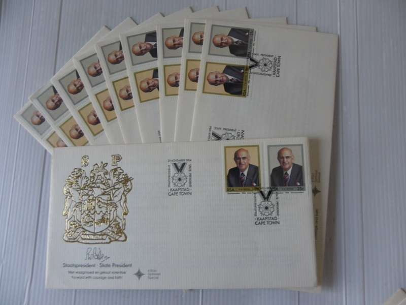 Excess Stock - RSA 4.09a FDC`s - Set of 10 FDC's (Bid per FDC to take all 10)