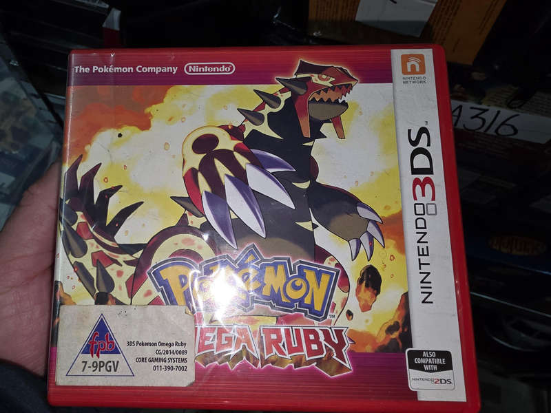 Pokemon Omega Ruby Nintendo 3ds game