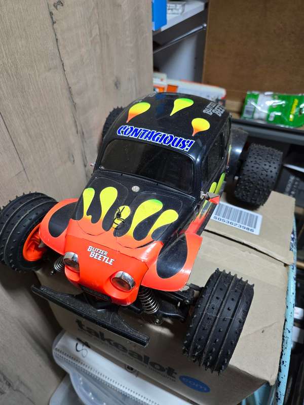 Tamiya 1:10 VW Blitzer Beetle - built and ready to use - sold with rechargeable Flysky controller