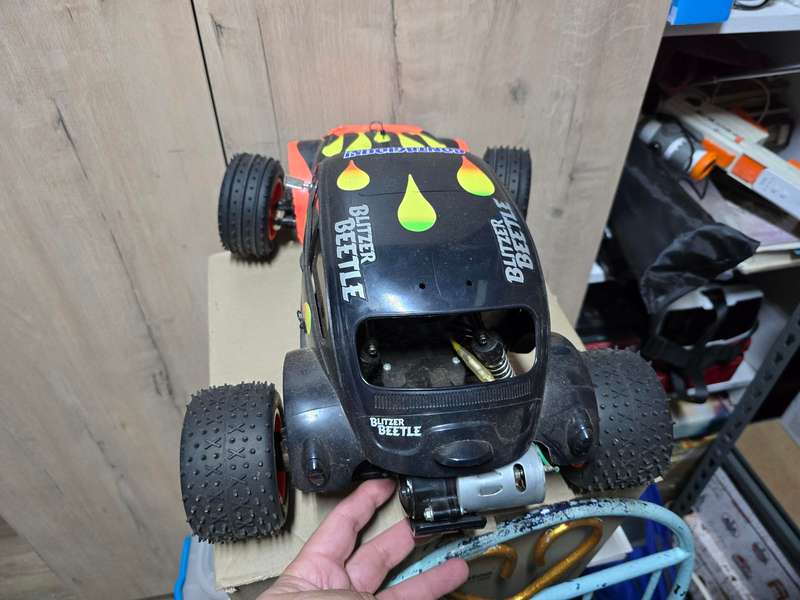 Tamiya 1:10 VW Blitzer Beetle - built and ready to use - sold with rechargeable Flysky controller