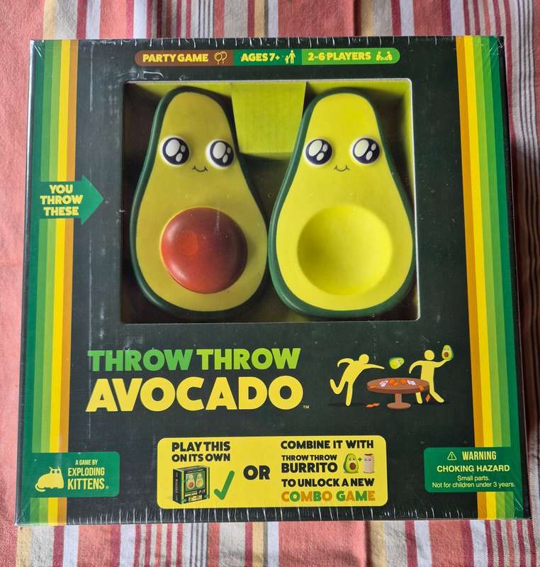 Throw Throw Avocado Board Game