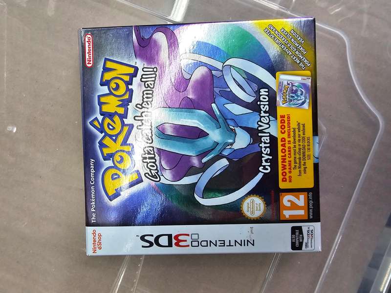 Pokémon crystal version game 3ds - code in a box version