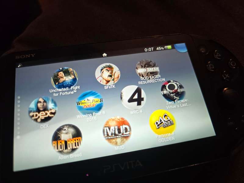 PS Vita 2000 Console - 128gb Memory Card - (B05) good condition - some scuffing on back