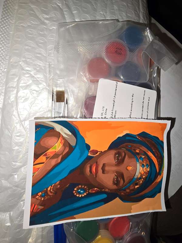 Paint By Numbers - Canvas, Paint - Lady