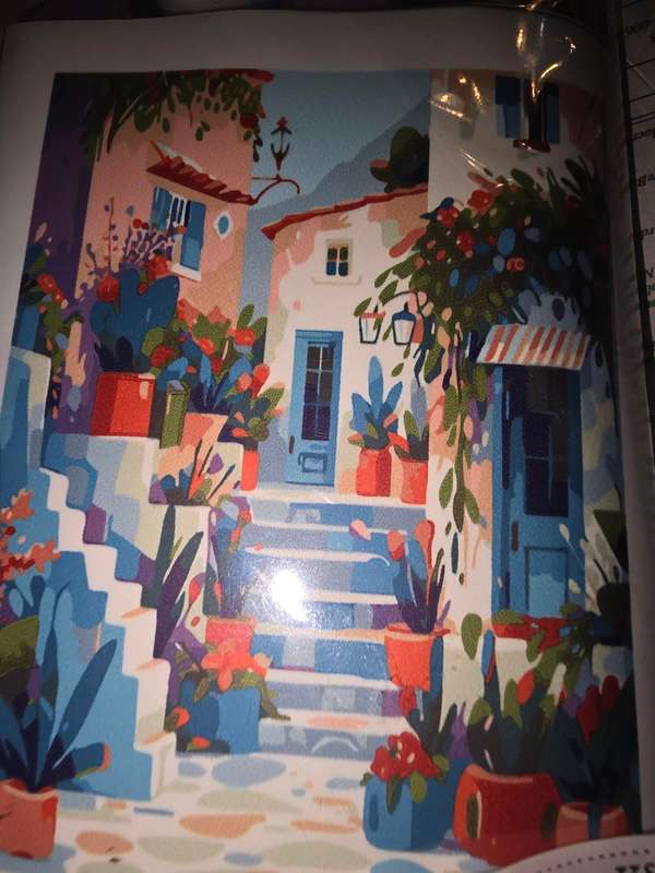 Paint By Numbers - Canvas, Paint - Building Scene