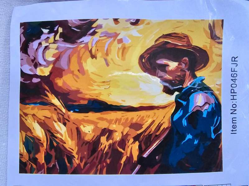 Paint By Numbers - Canvas, Paint - Man in the field