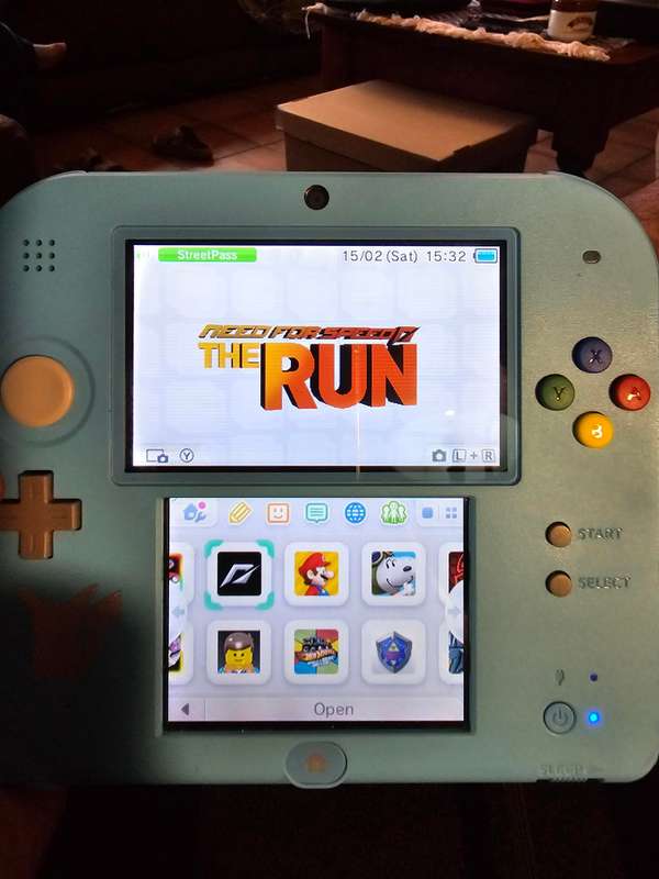 Pokemon Light Blue Limited Edition Nintendo 2DS Console - with hardshell case and 64gb card