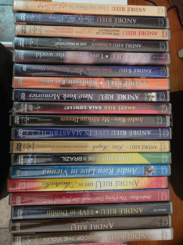 Andre Rieu Music DVD Collection x 19 DVDs