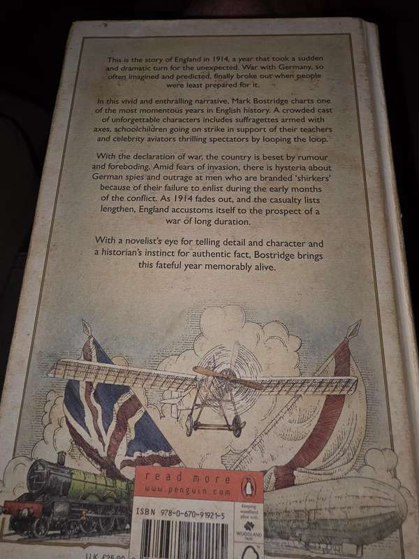 The Fateful Year - England 1914 by Mark Bostridge