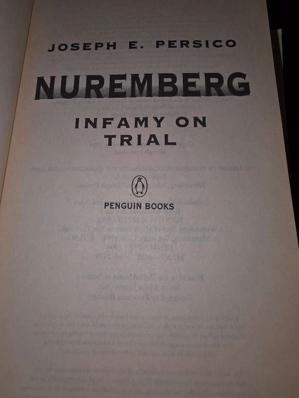 Nuremberg - Infamy on Trial by Joseph E. Persico