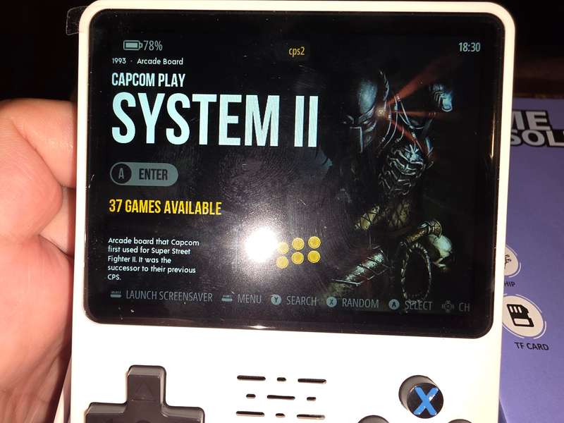 R36s - 64GB Gaming Console - with Retro console emulators and roms (white)