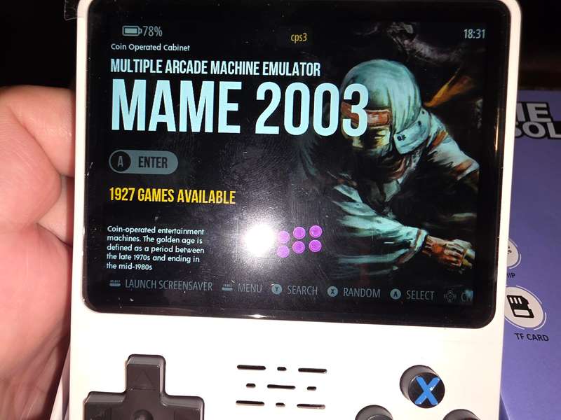 R36s - 64GB Gaming Console - with Retro console emulators and roms (white)