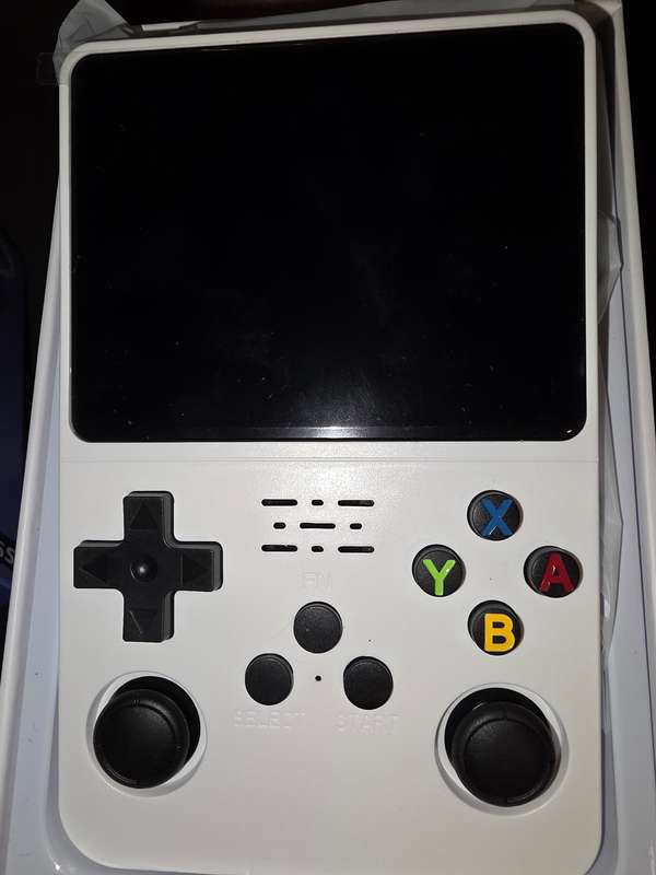 R36s - 64GB Gaming Console - with Retro console emulators and roms (White)