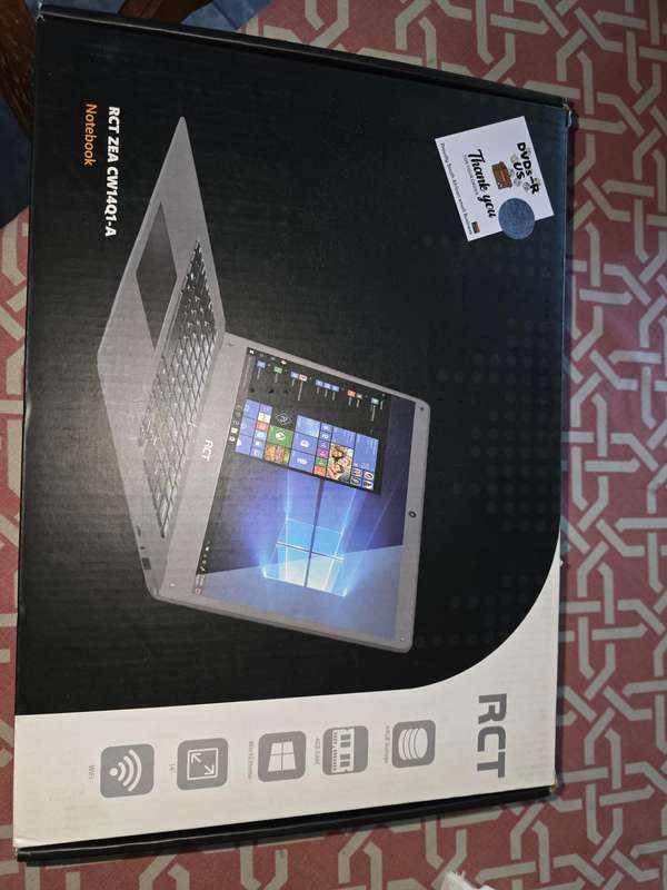RCT Laptop 14" RCT ZEA CW14Q1-A - brand new but box opened and switched on