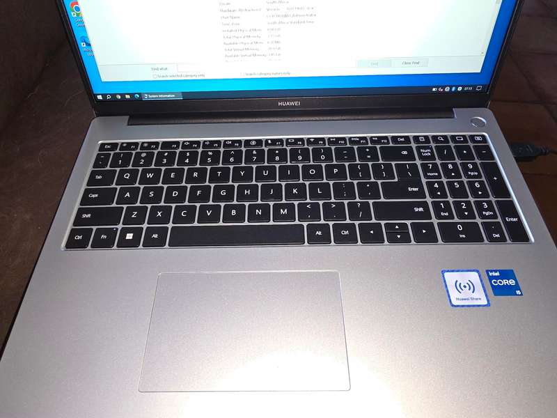 Huawei i5 Laptop 12th Generation Model MCLF-X D16 2024  - New but opened and switched on/configured