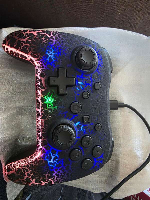 Gaminja - Wireless Controller - For Switch/PC 6Axis, Anti Slip, Adjustable 7C Lights, Dual Vibration