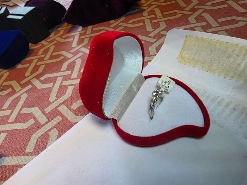 15ct White Gold Dress Ring - [Value R 17,595] professional appraisal supplied