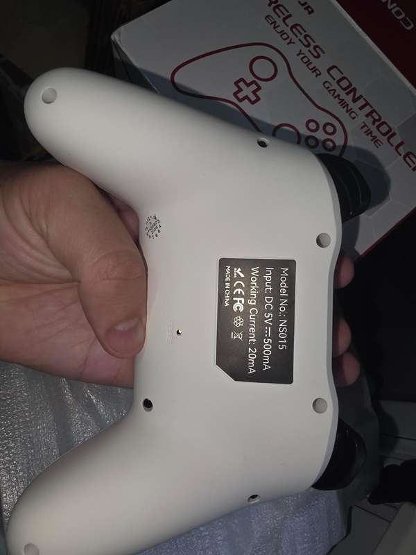 Gaminja - Wireless Controller - NS015 - Cracked White