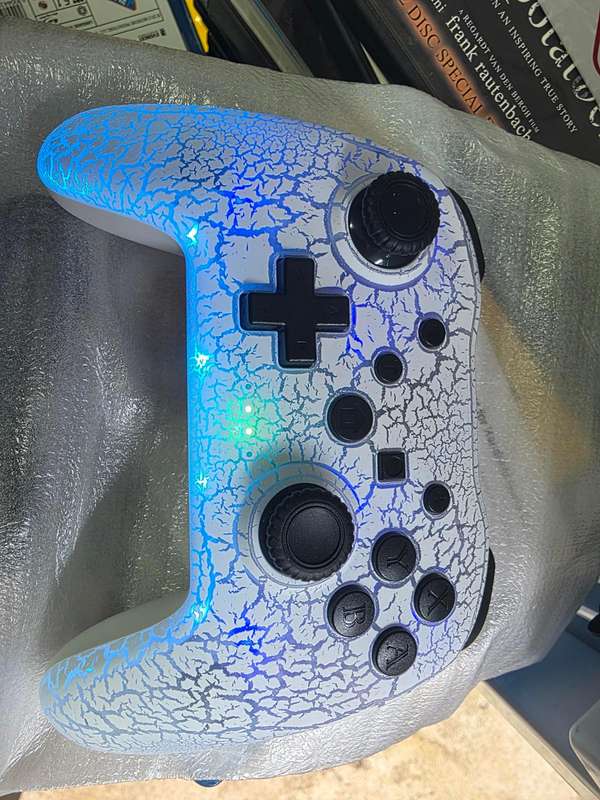 Gaminja - Wireless Controller - NS015 - Cracked White