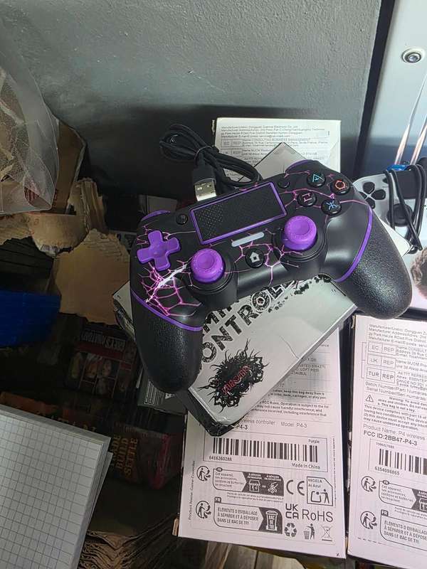 Gaming Controller - PS4 Replacement in Purple