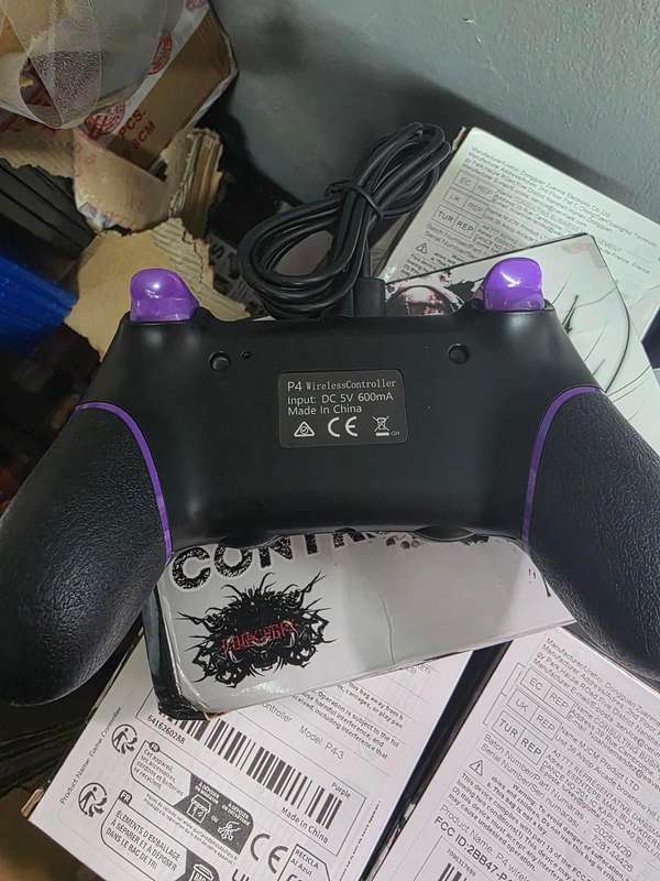 Gaming Controller - PS4 Replacement in Purple