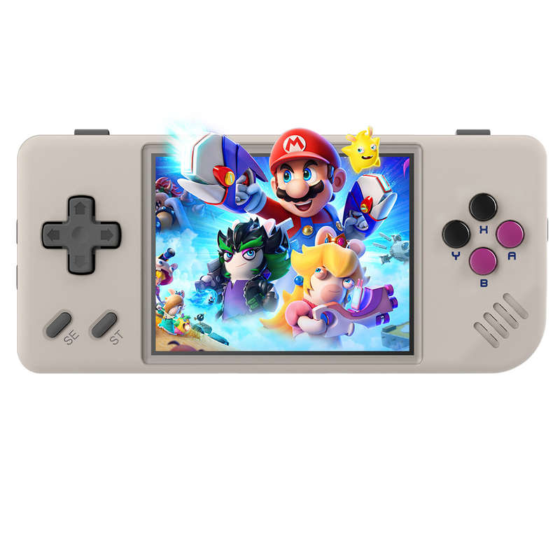 ANBERNIC - RG28xx - Grey 64gb - Portable Gaming Console with hard cover and cable