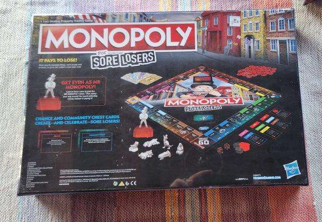 Monopoly Sore Losers Edition Board Game