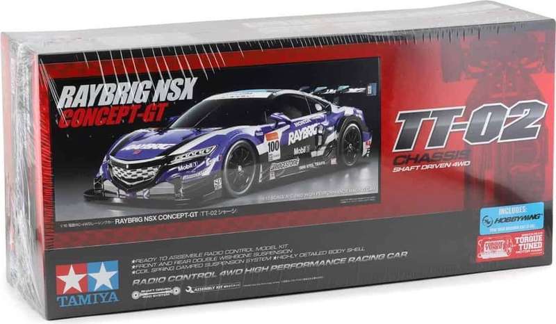 Tamiya R/C 1/10 Raybrig Honda NSX Concept-GT (TT02) (Kit - needs to be built)