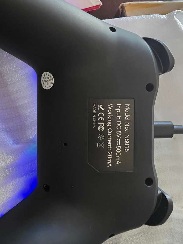 Gaminja - Wireless Controller - For Switch/PC 6Axis, Anti Slip, Adjustable 7C Lights, Dual Vibration