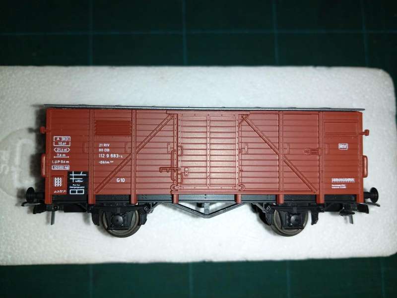 Roco 46001 Covered Freight Car Of The Deutchbahn In OVP