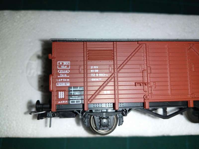 Roco 46001 Covered Freight Car Of The Deutchbahn In OVP