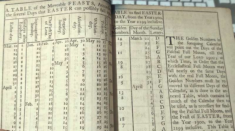 The book of Common Prayer and administration of the sacraments 1758