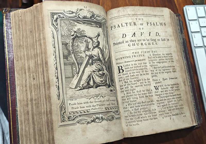 The book of Common Prayer and administration of the sacraments 1758
