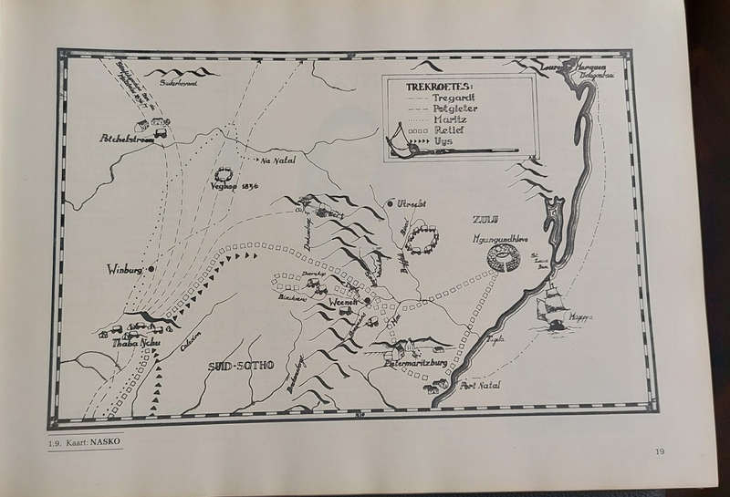 1st EDITION! Op Trek : Die Daaglikse Lewe Tydens die Groot Trek J - Celestine Pretorious 1988