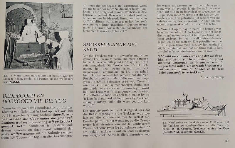 1st EDITION! Op Trek : Die Daaglikse Lewe Tydens die Groot Trek J - Celestine Pretorious 1988