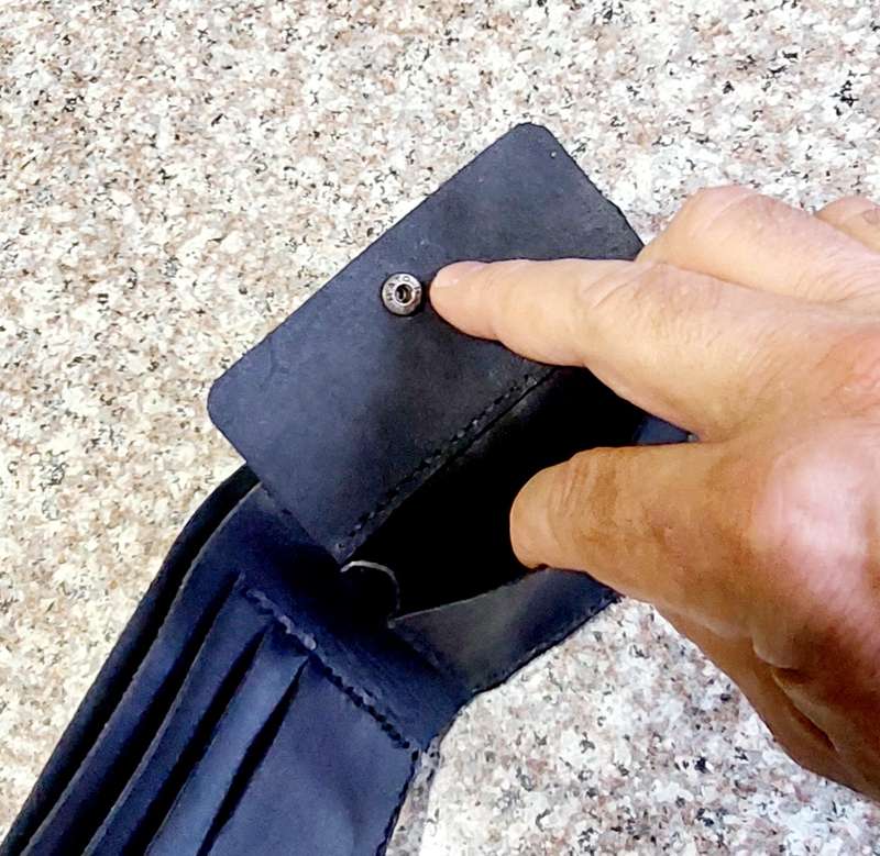 Exclusive Handmade Buffalo Leather Wallet  Durable, made to last