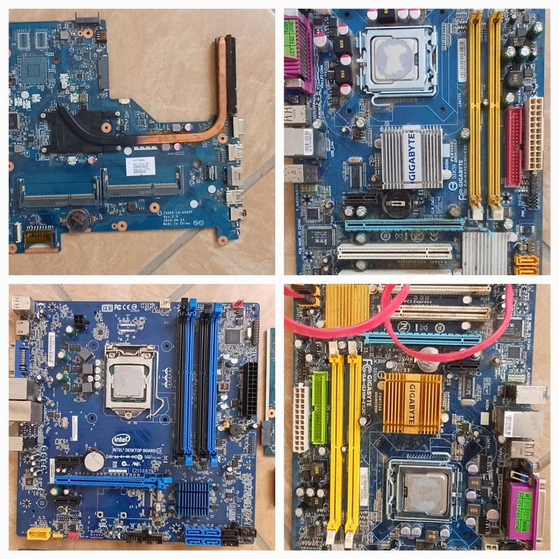 4 X COMPUTER MOTHERBOARDS