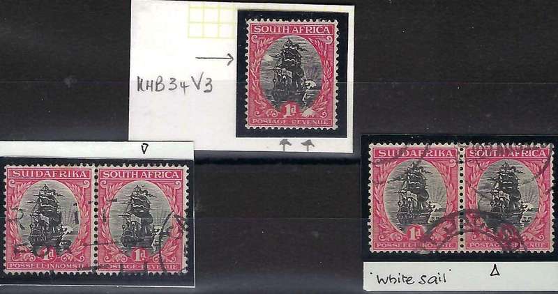 SA UNION - 1927 - 3 FLAWS - PRETORIA PRINTING - READ AND VIEW BELOW