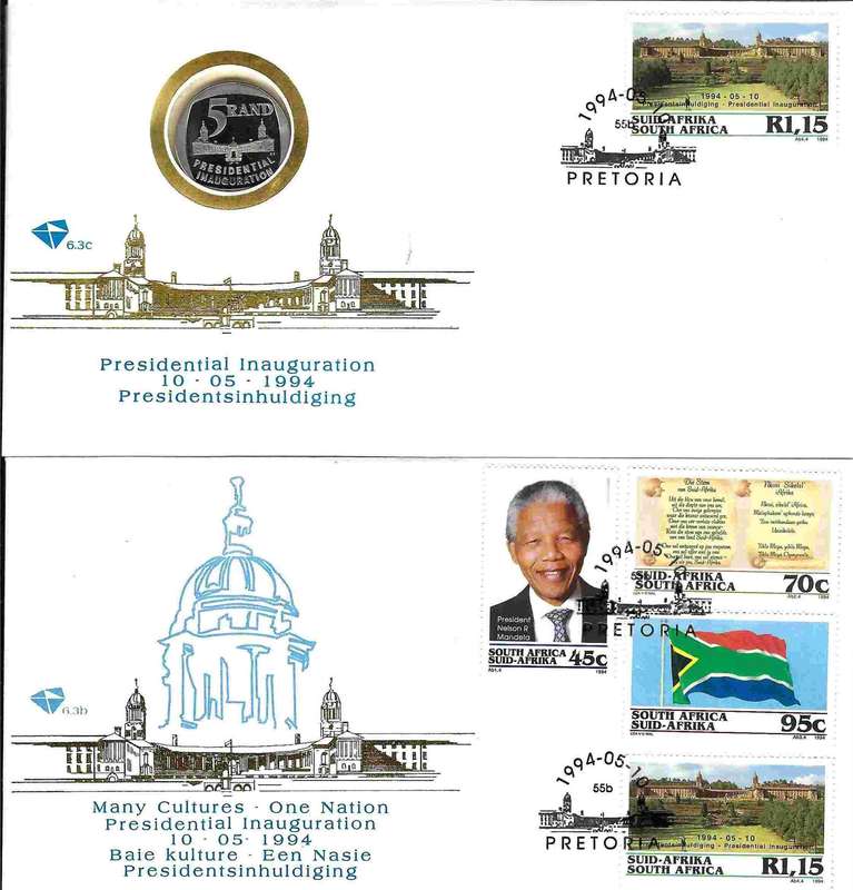 RSA - NELSON MANDELA - 1994 - CV R 700.00 - VIEW BELOW