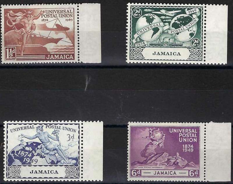 JAMAICA - 1949 - UPU - COMPLETE SET - LMM