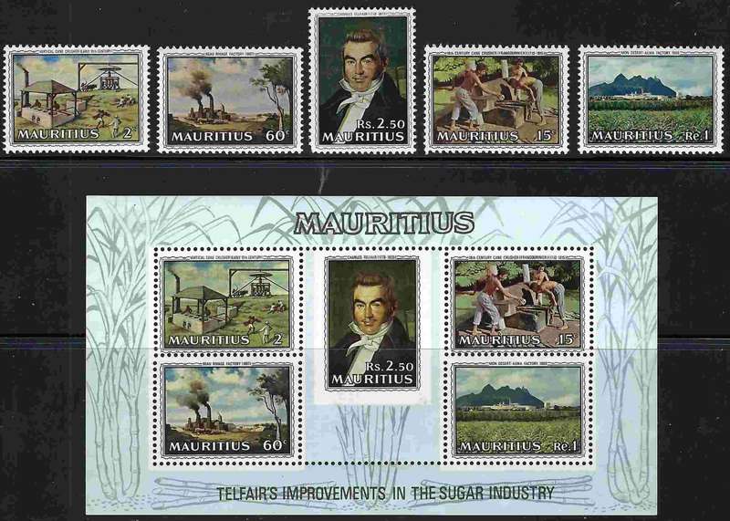 MAURITIUS - 1968 - FULL SET & MINIATURE SHEET - CV R 175.00